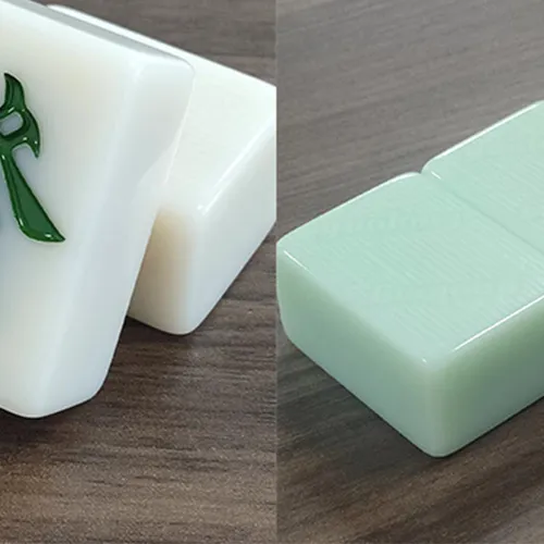 白绿仿玉石色